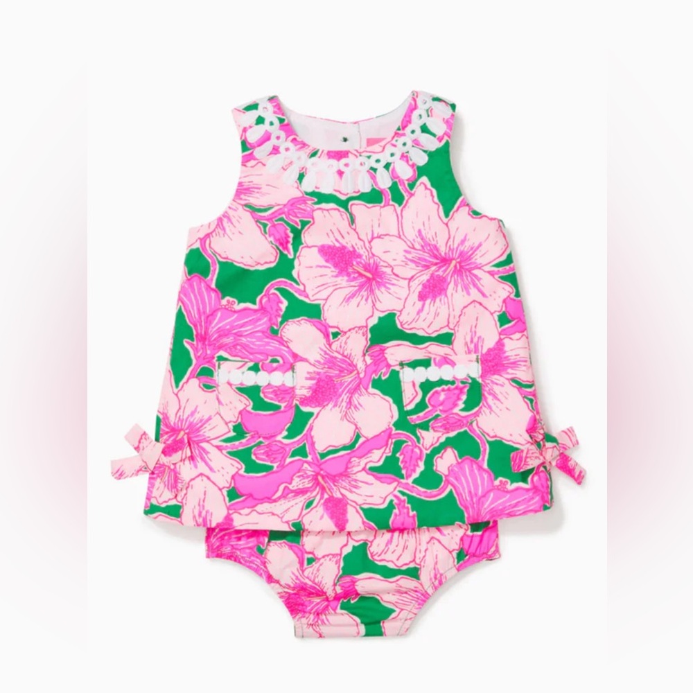 Lilly Pulitzer - Infant Shift Dress - Kelly Green - 18/24mo